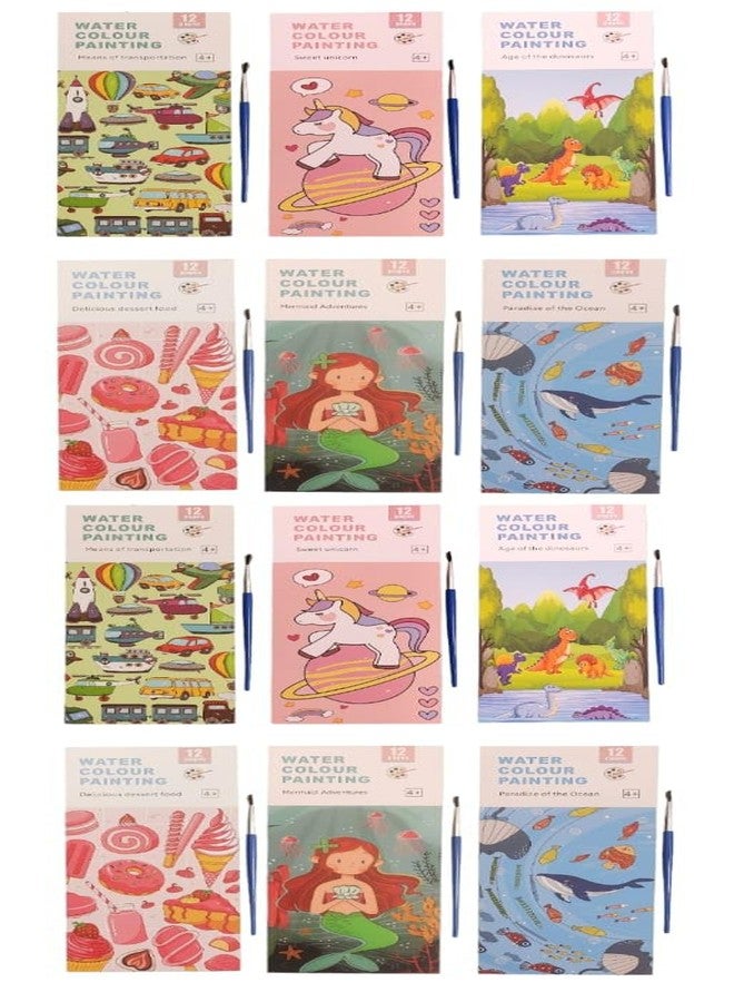 Tera13 TERA 13 Return Gifts - Kids Painting Book, Cartoon Coloring Book, School Stationery Items, Activity Book for Children (12) - Image 1